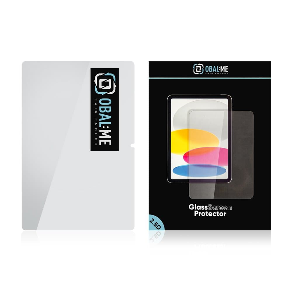 Tvrzené sklo OBAL:ME 2.5D pro Samsung Galaxy Tab S10 Lite/S9/S9 FE/S10 FE Clear - náhled 2