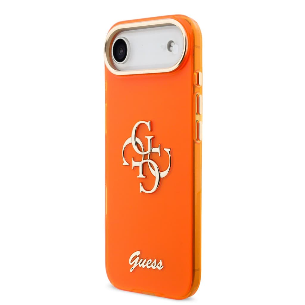 Zadní kryt Guess IML 4G Script Metal Logo pro iPhone Air Orange - náhled 2