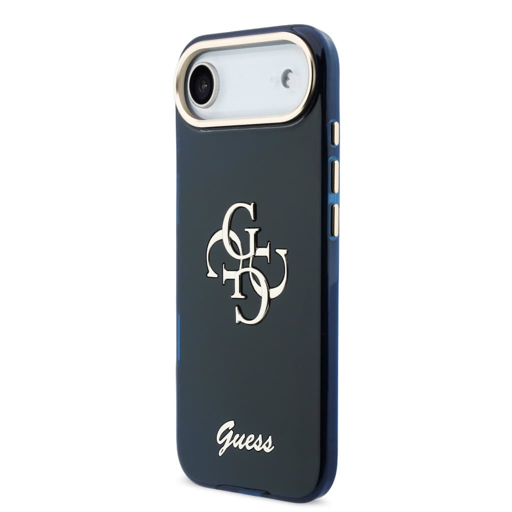 Zadní kryt Guess IML 4G Script Metal Logo pro iPhone Air Blue - náhled 2