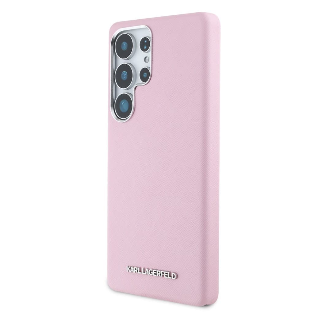 Zadní kryt Karl Lagerfeld PU Saffiano Metal Logo and Frame pro Samsung Galaxy S25 Ultra Pink - náhled 2