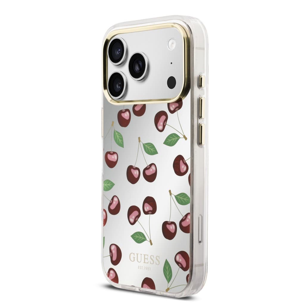 Zadní kryt Guess TPU Glitter Cherry MagSafe pro iPhone 17 Pro - náhled 2