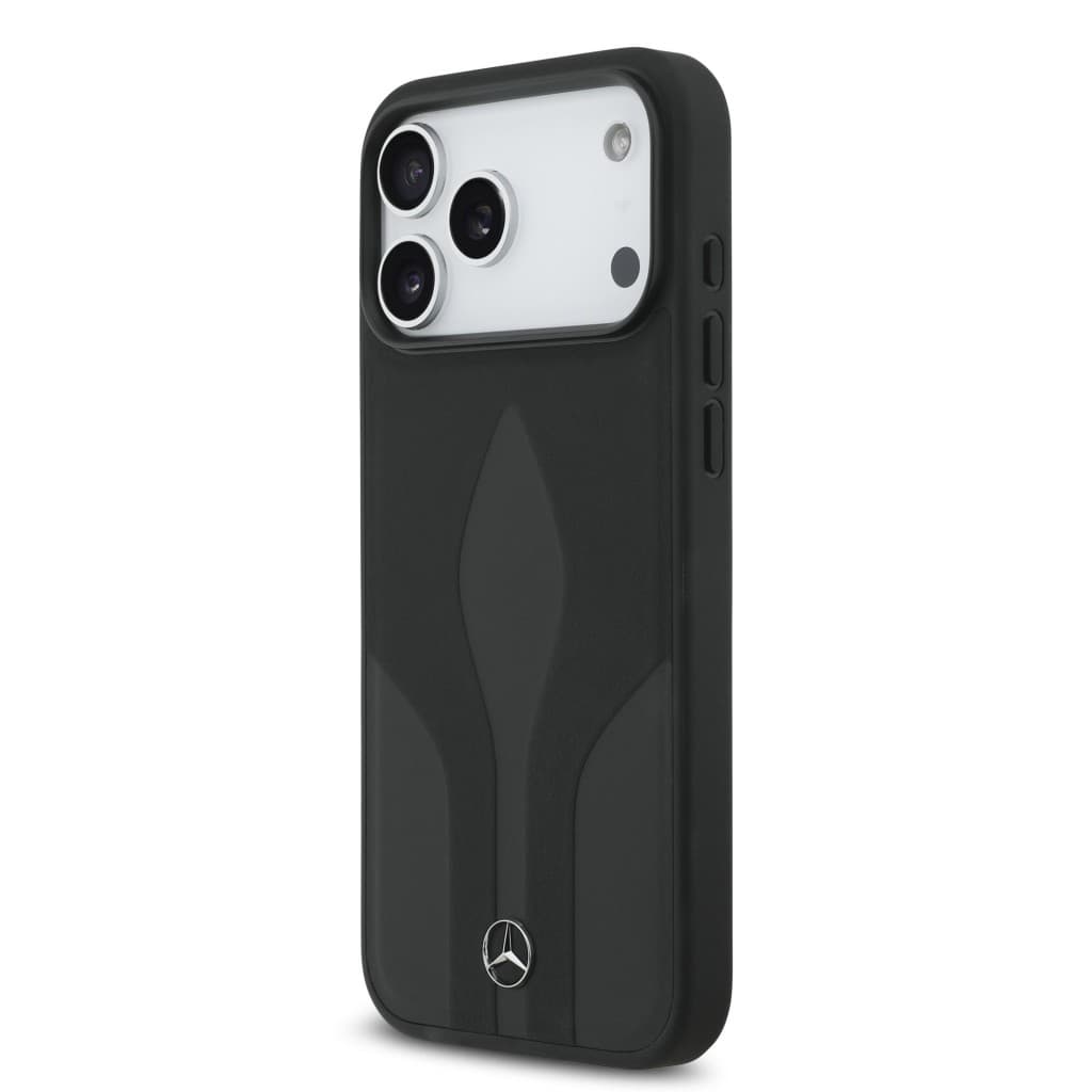 Zadní kryt Mercedes Leather The Move MagSafe pro iPhone 17 Pro Max Black - náhled 2