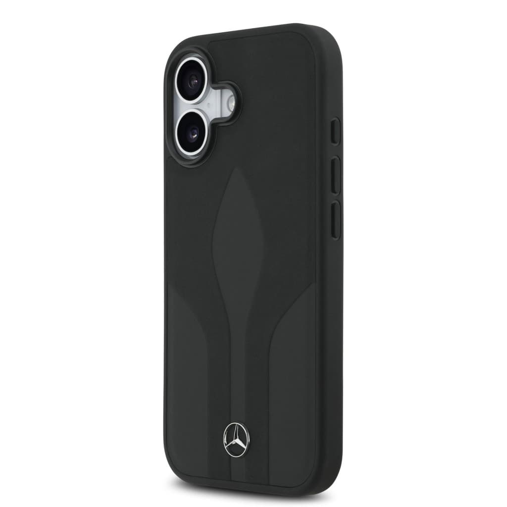 Zadní kryt Mercedes Leather The Move MagSafe pro iPhone 17 Black - náhled 2