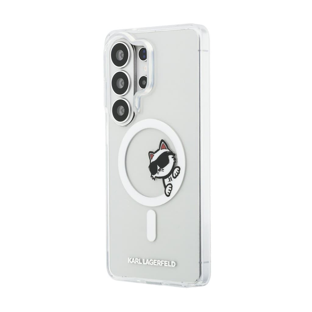 Zadní kryt Karl Lagerfeld IML Choupette Peekaboo Logo Magnetic pro Samsung Galaxy S26 Ultra průhledný - náhled 2
