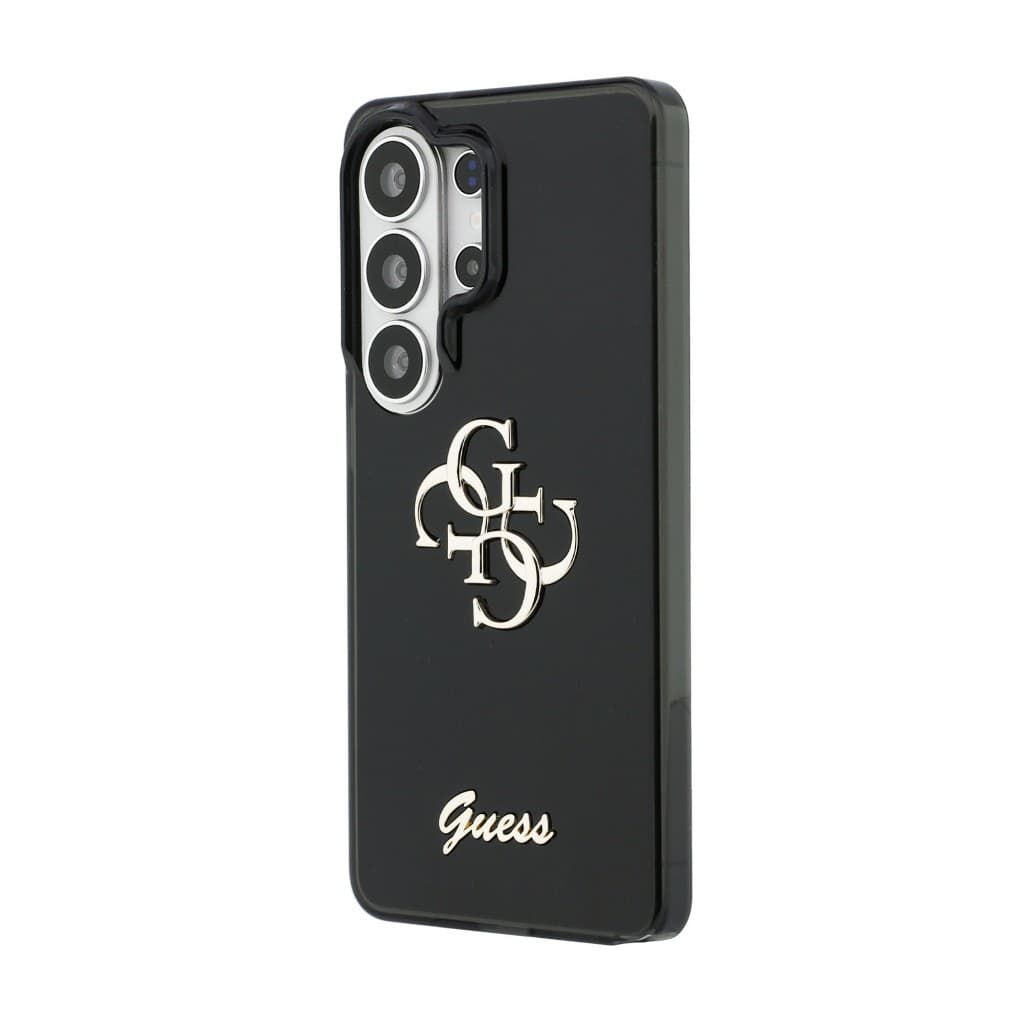 Zadní kryt Guess IML 4G Script Metal Logo pro Samsung Galaxy S26 Ultra černý - náhled 2