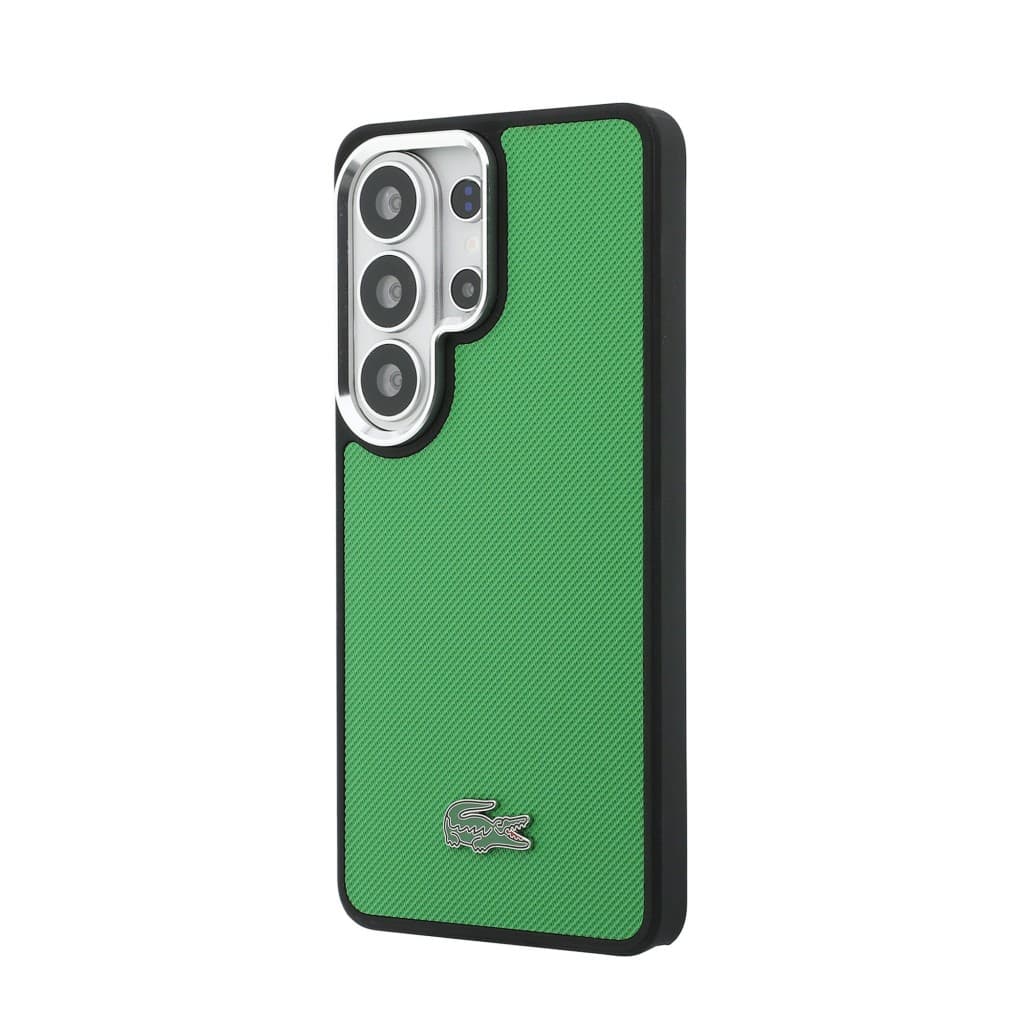 Zadní kryt Lacoste Petit Pique Metal Logo Magnetic pro Samsung Galaxy S26 Ultra Estragon zelený - náhled 2