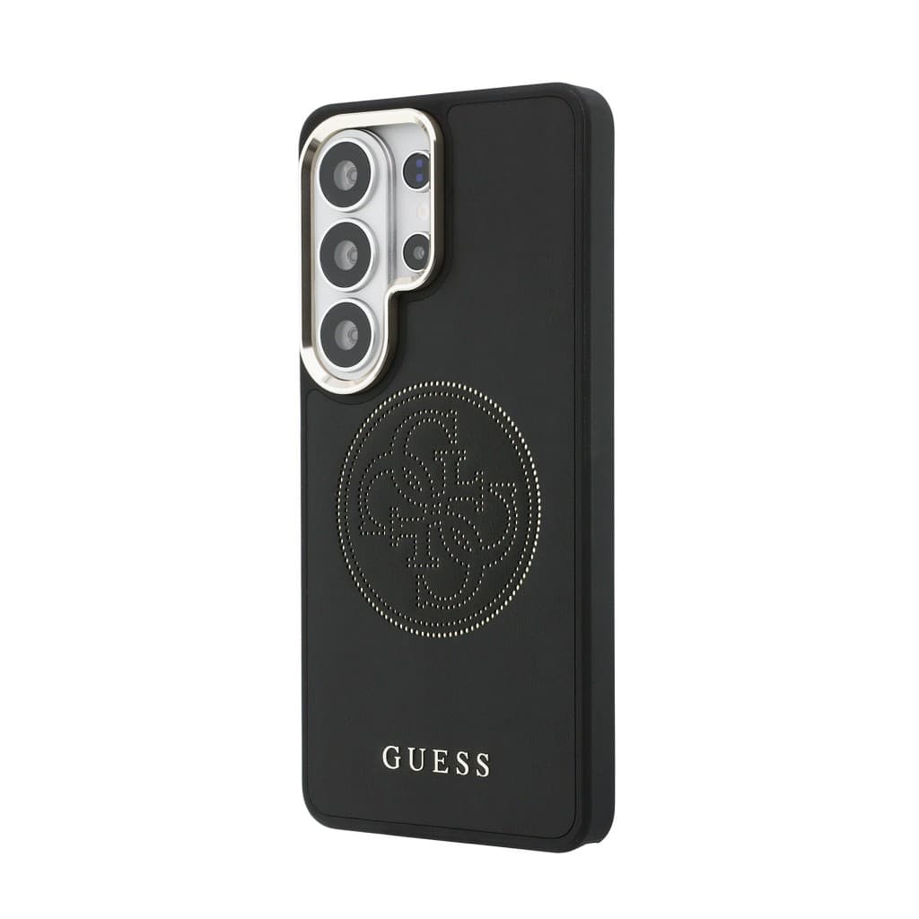 Zadní kryt Guess PU Perforated 4G Logo Magnetic pro Samsung Galaxy S26 Ultra černý - náhled 2
