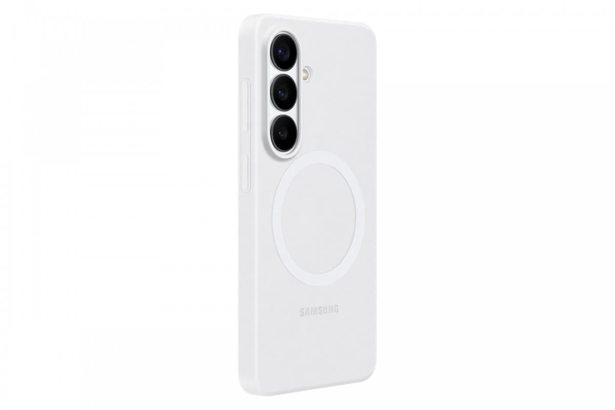 Silikonový magnetický kryt EF-ES942CWE Samsung pro Galaxy S26 bílý - náhled 2