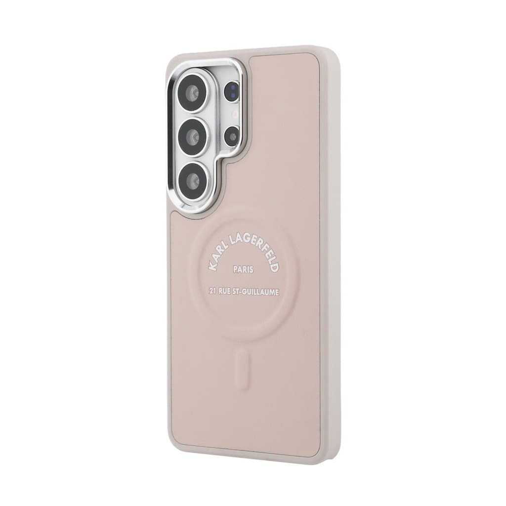Zadní kryt Karl Lagerfeld PU RSG Logo Magnetic pro Samsung Galaxy S26 Ultra růžový - náhled 2
