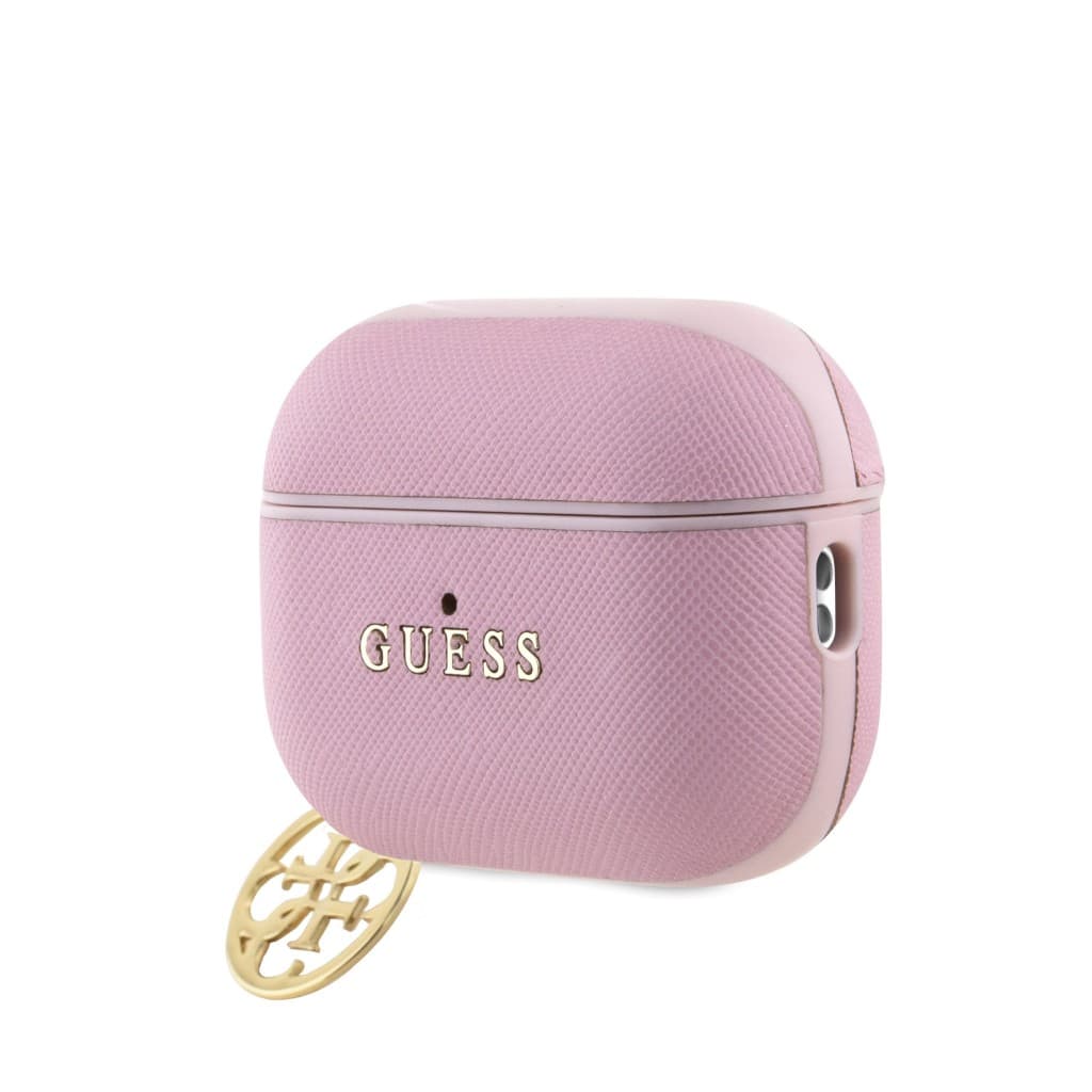 Pouzdro Guess Saffiano 4G Charm pro AirPods Pro 2 růžové - náhled 2