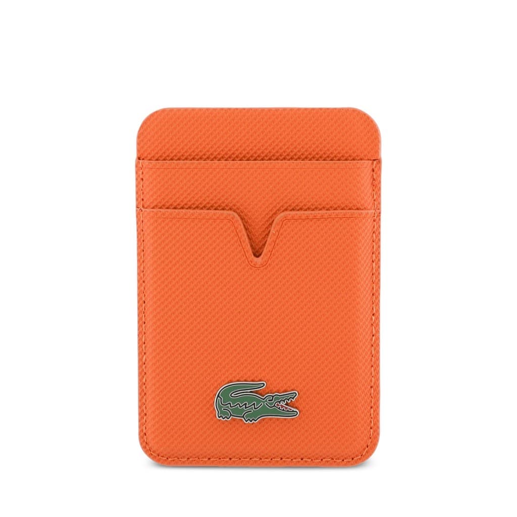 Peněženka Lacoste PU Iconic Petit Pique MagSafe oranžová - náhled 2