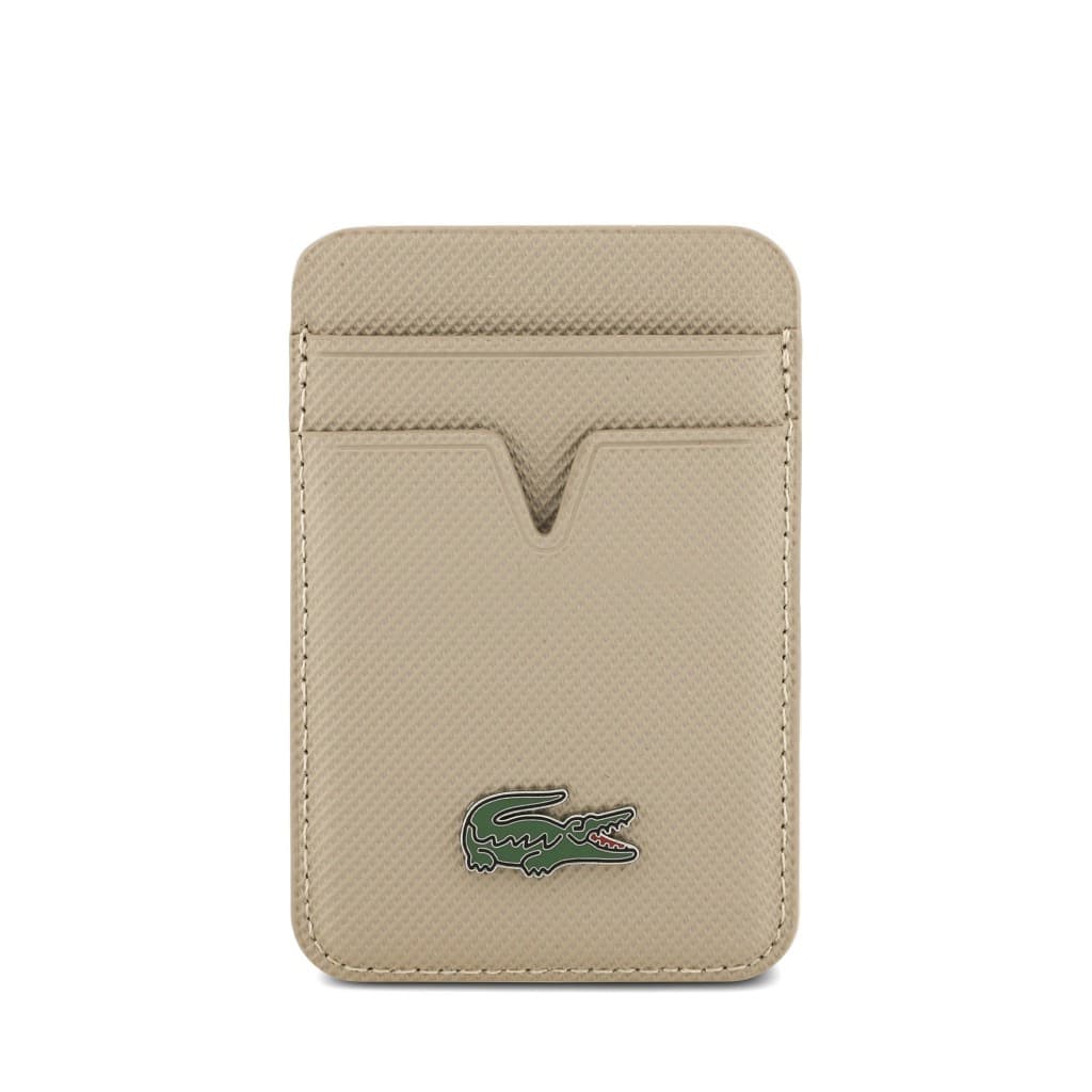 Peněženka Lacoste PU Iconic Petit Pique MagSafe šedohnědá - náhled 2