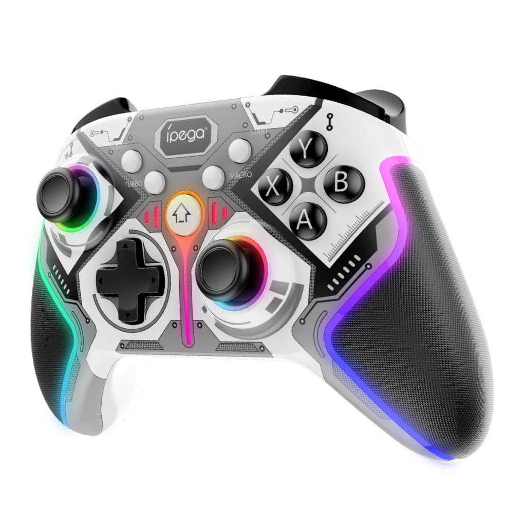Gamepad iPega 9666HH Bluetooth RGB pro Android/iOS/PS3/PS4/PC/N-Switch šedý - náhled 2