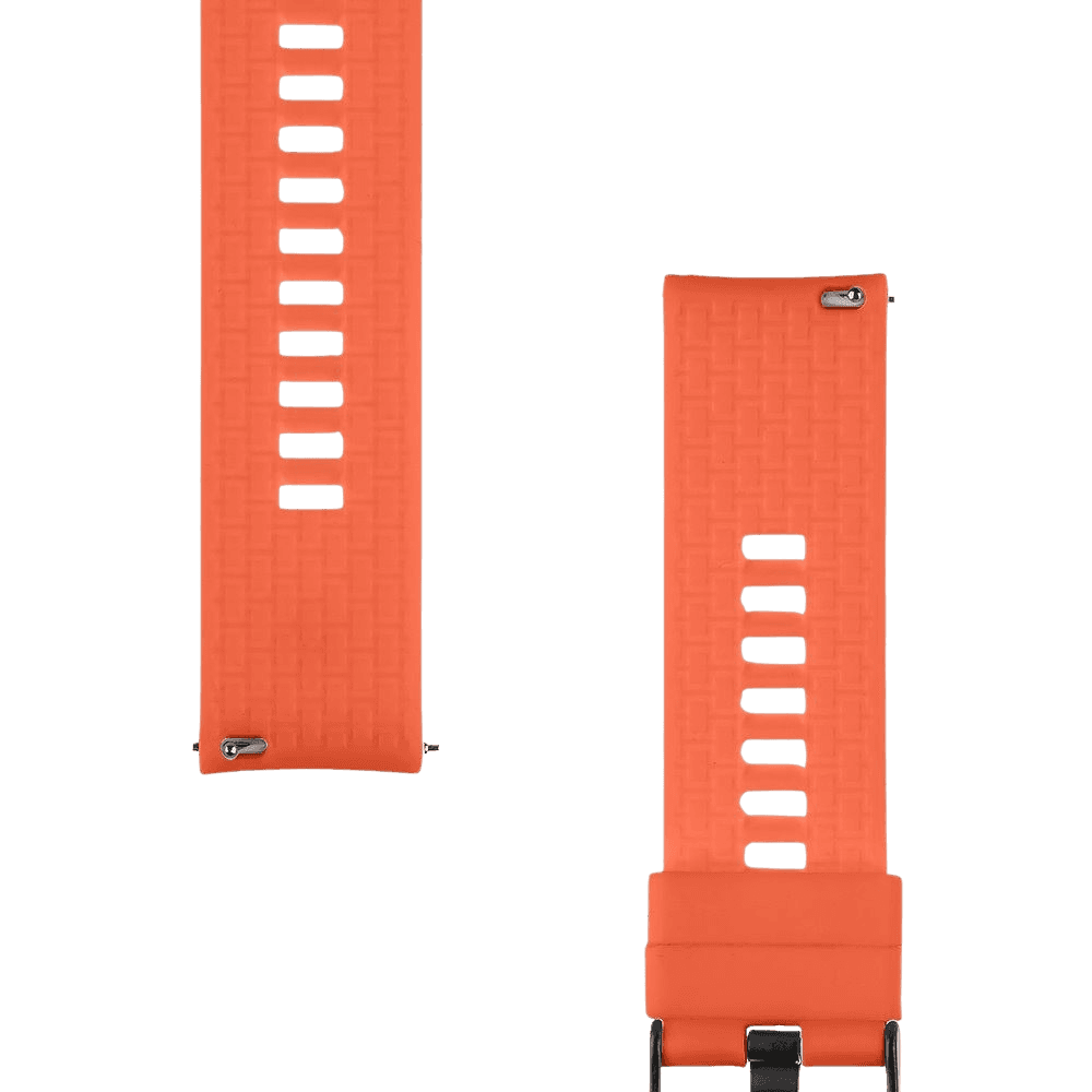 Silikonový řemínek Tactical Quick Release 24mm oranžový - náhled 2