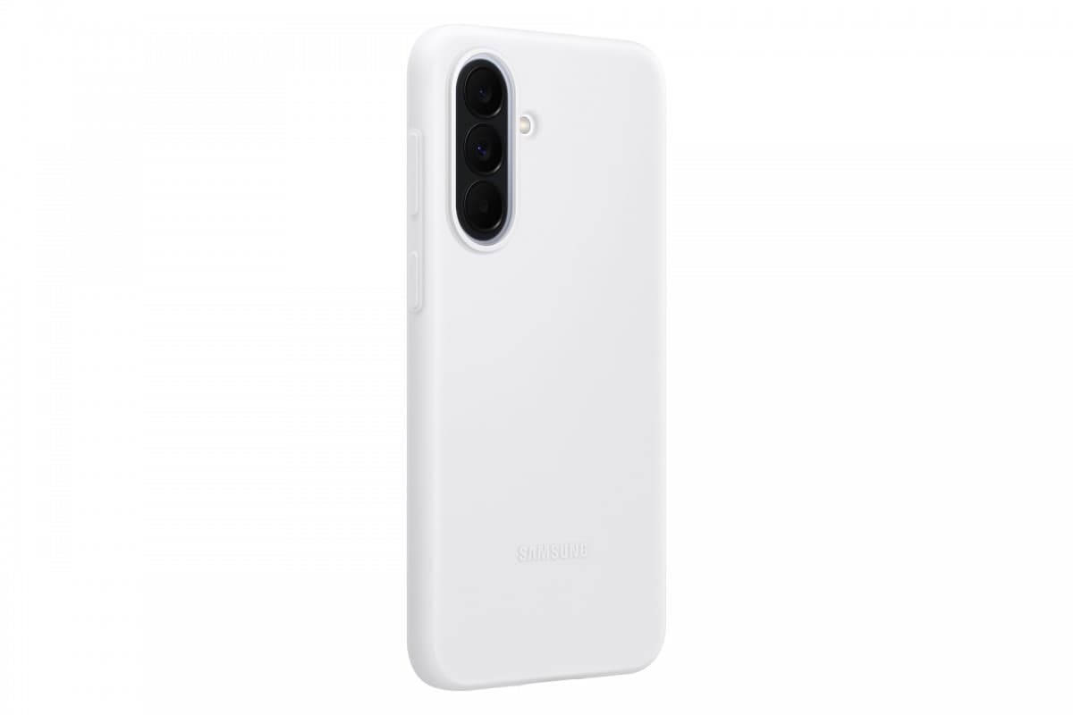 Silikonový kryt Samsung EF-PA376CJE pro Galaxy A37 světle šedý - náhled 2