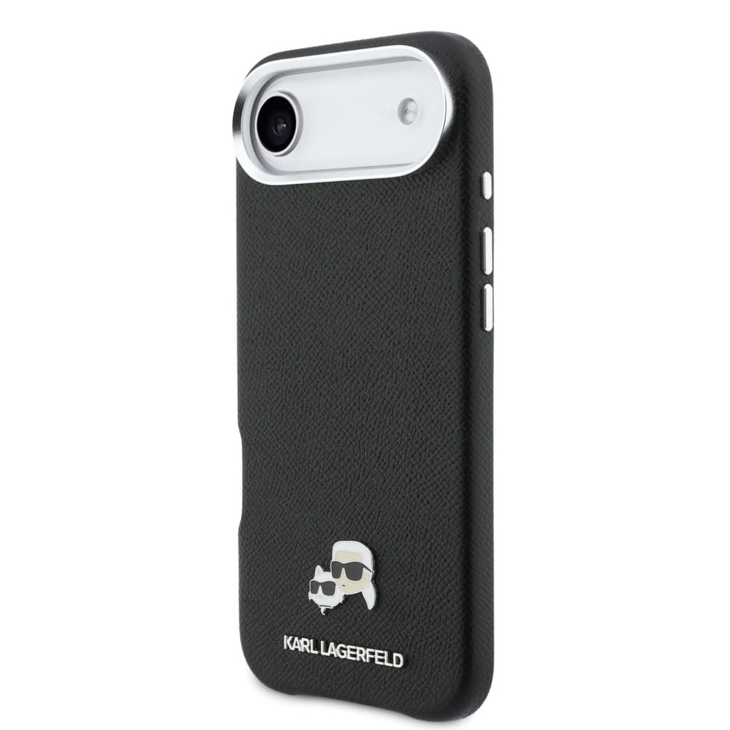 Zadní kryt Karl Lagerfeld PU Karl and Choupette Heads Pins MagSafe pro iPhone Air černý - náhled 2