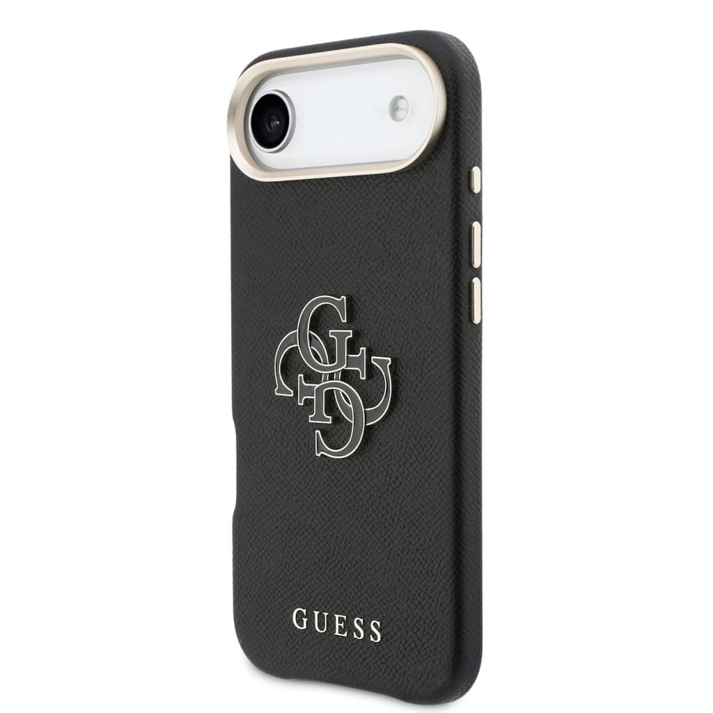 Zadní kryt Guess PU Resin Logo pro iPhone Air černý - náhled 2