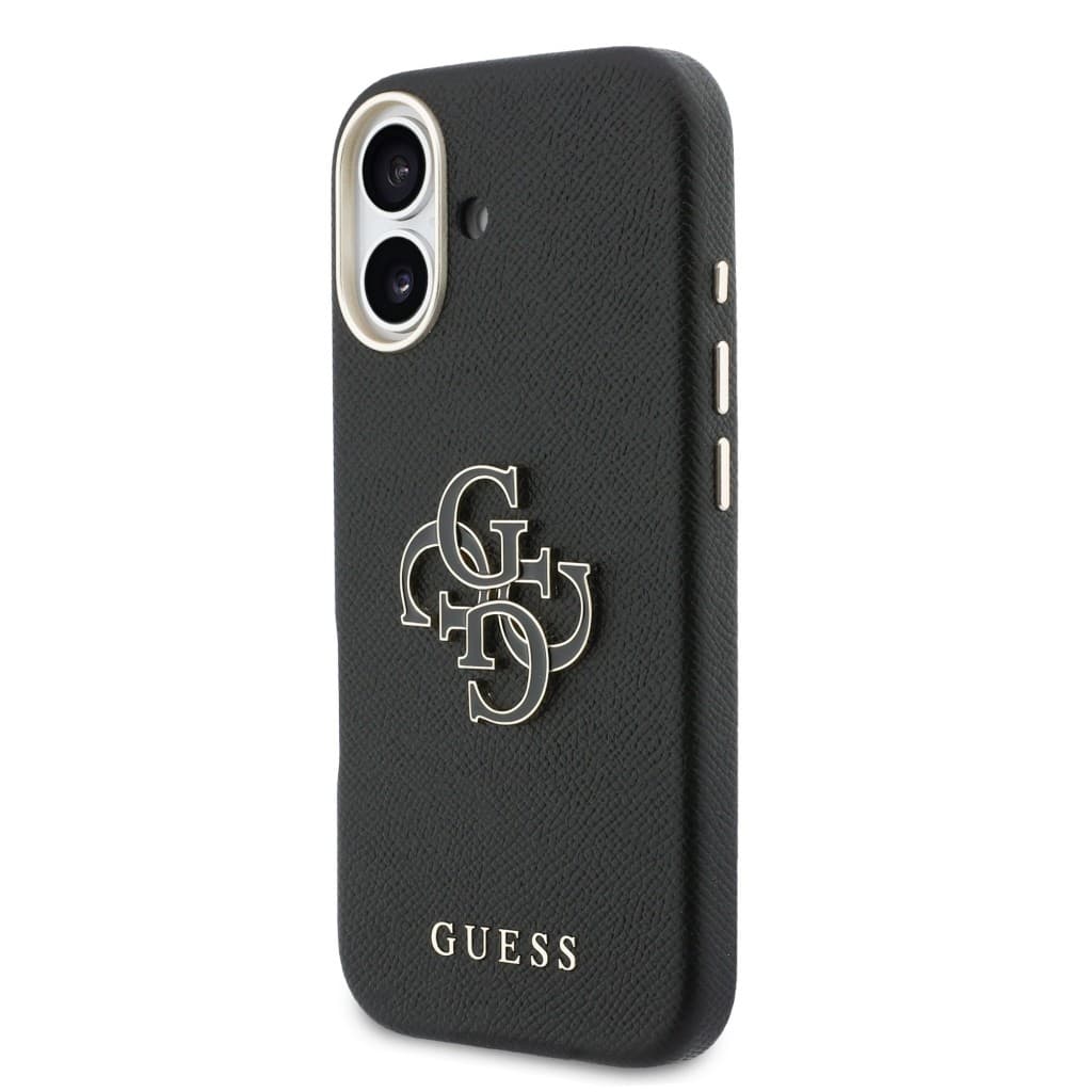 Zadní kryt Guess PU Resin Logo pro iPhone 17 černý - náhled 2