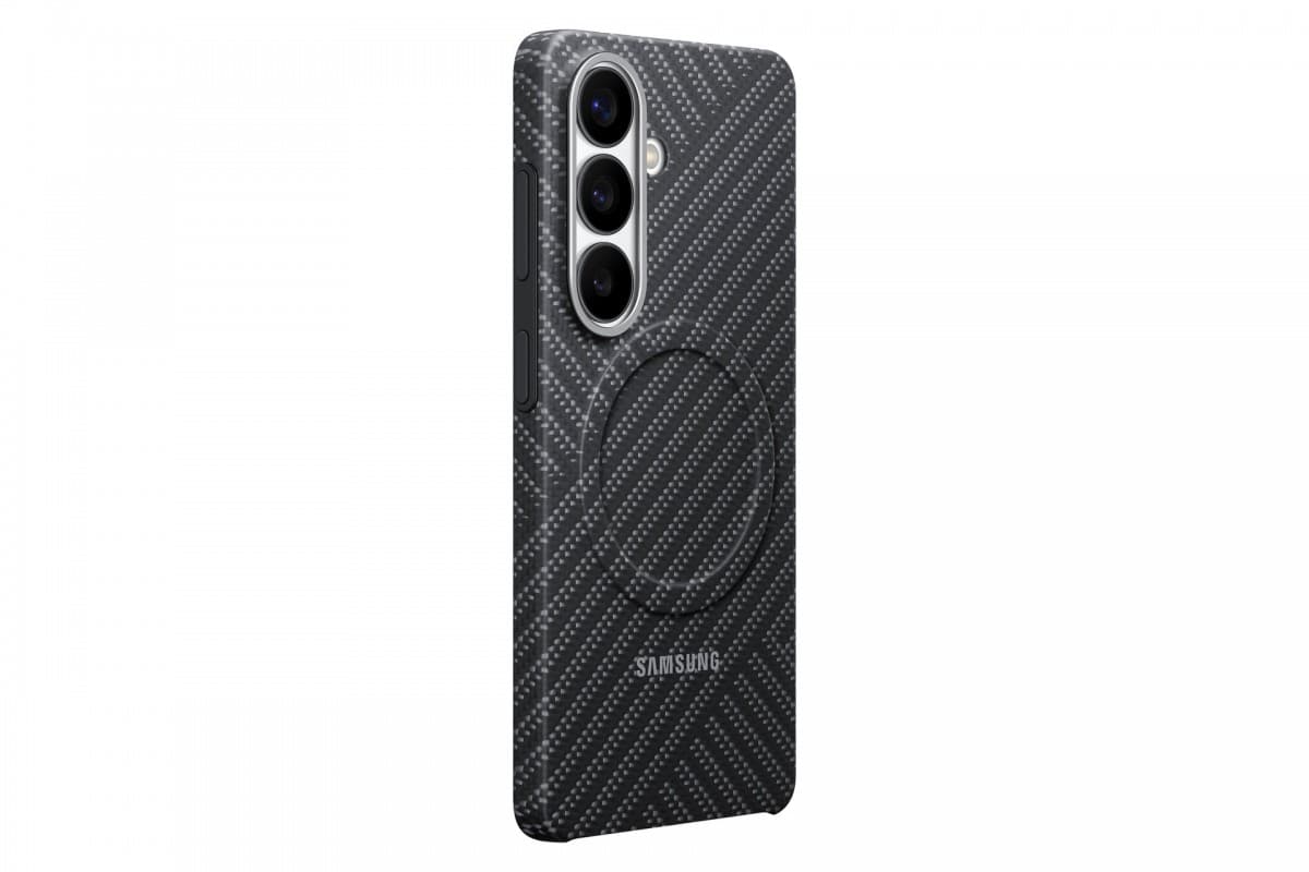 Kryt magnetický Samsung Carbon (EF-KS942SSE) pro Galaxy S26 šedý - náhled 2