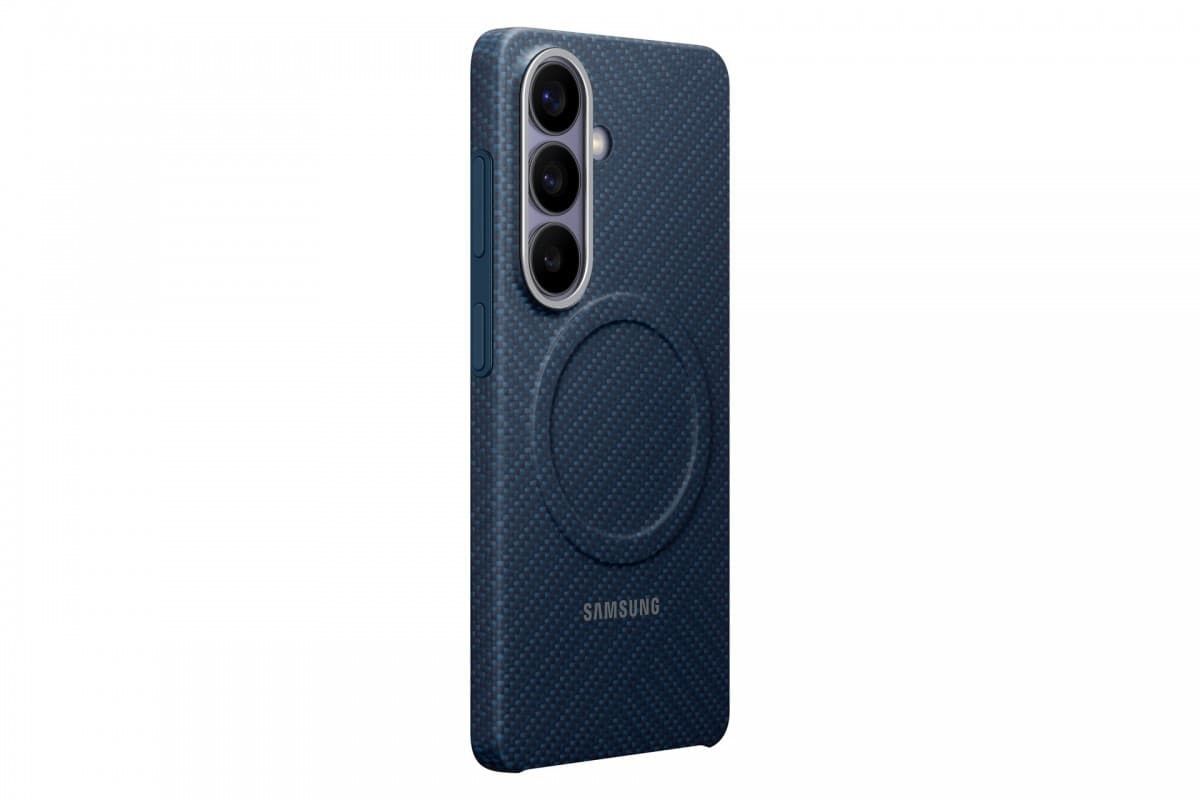 Kryt magnetický Samsung Carbon (EF-KS942SCE) pro Galaxy S26 tmavě modrý - náhled 2