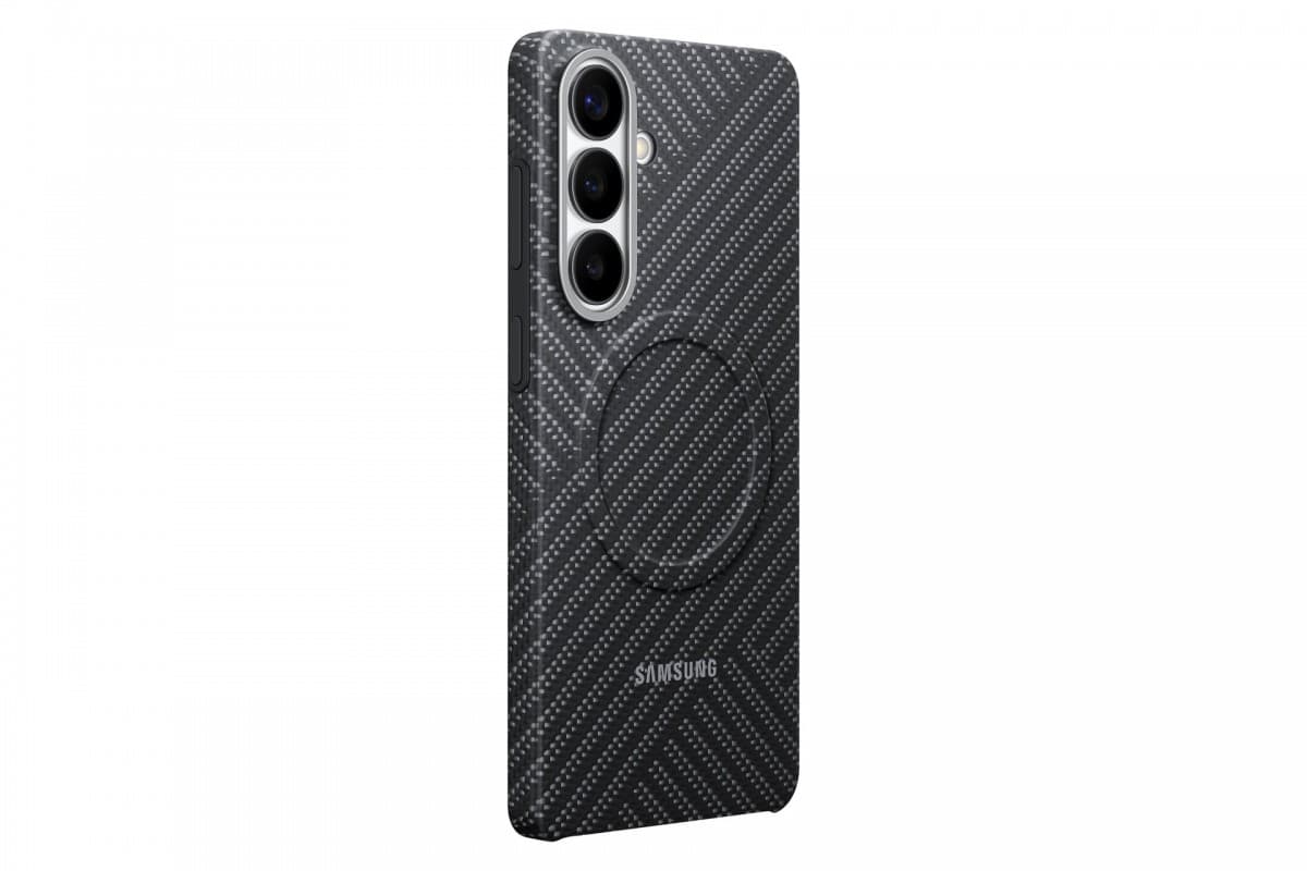 Kryt magnetický Samsung Carbon (EF-KS947SSE) pro Galaxy S26+ šedý - náhled 2