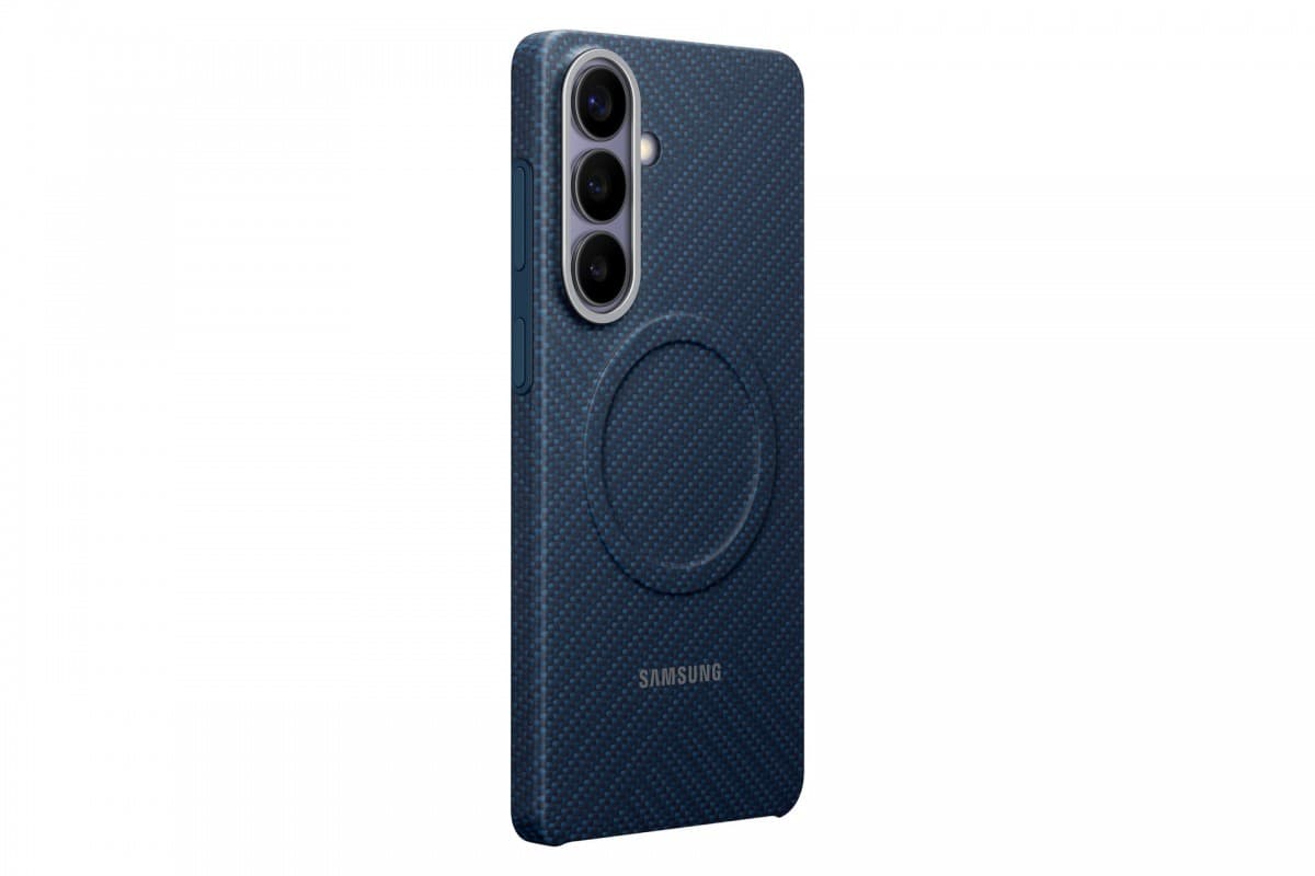 Kryt magnetický Samsung Carbon (EF-KS947SCE) pro Galaxy S26+ tmavě modrý - náhled 2