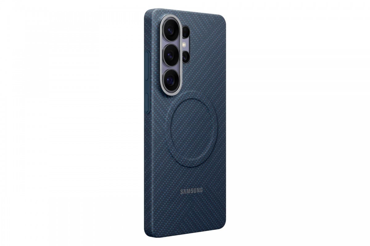 Kryt magnetický Samsung Carbon (EF-KS948SCE) pro Galaxy S26 Ultra tmavě modrý - náhled 2