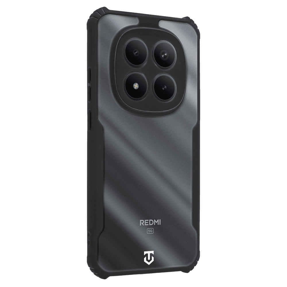 Kryt Tactical Quantum Stealth pro Xiaomi Redmi Note 15 Pro+ 5G/Poco M8 Pro průhledný/černý - náhled 2