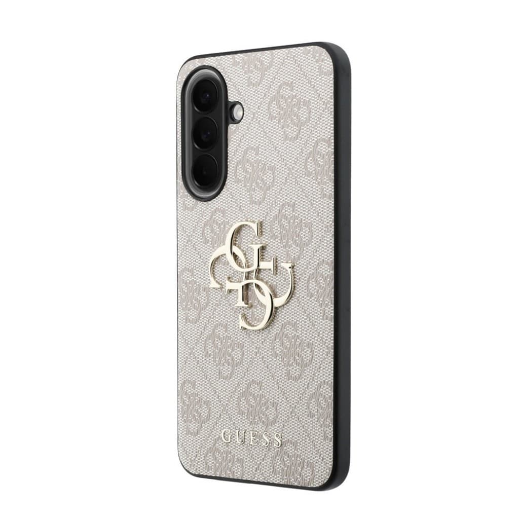 Kryt Guess PU 4G Metal Logo pro Samsung Galaxy A57 růžový - náhled 2