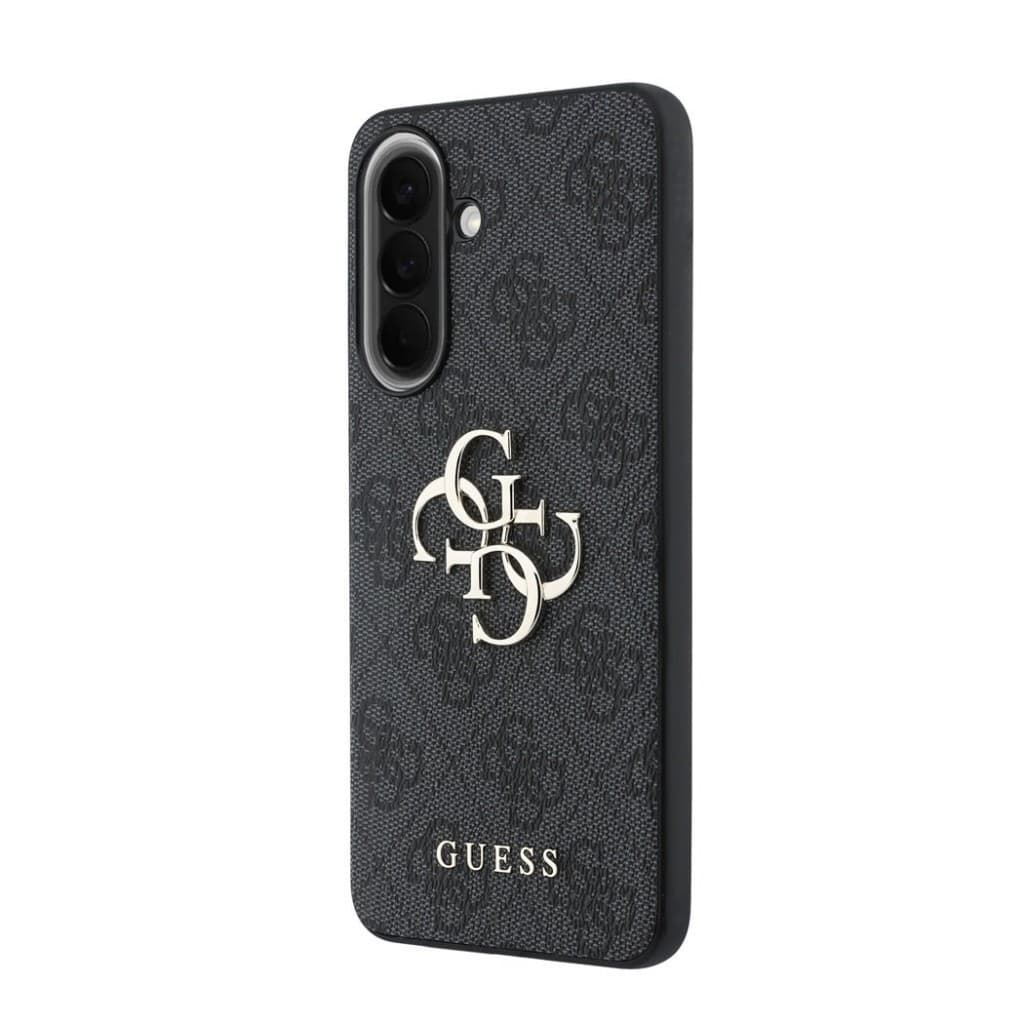 Kryt Guess PU 4G Metal Logo pro Samsung Galaxy A57 šedý - náhled 2