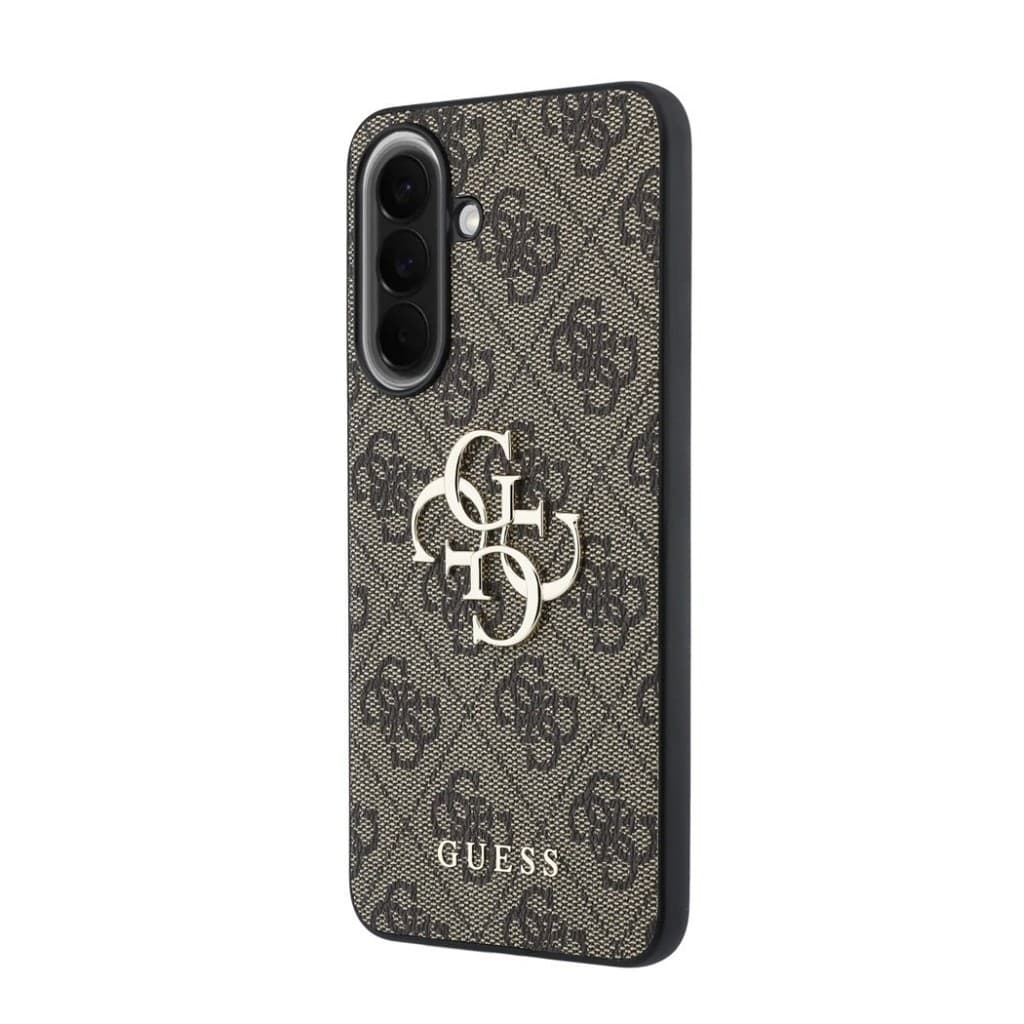 Kryt Guess PU 4G Metal Logo pro Samsung Galaxy A57 hnědý - náhled 2