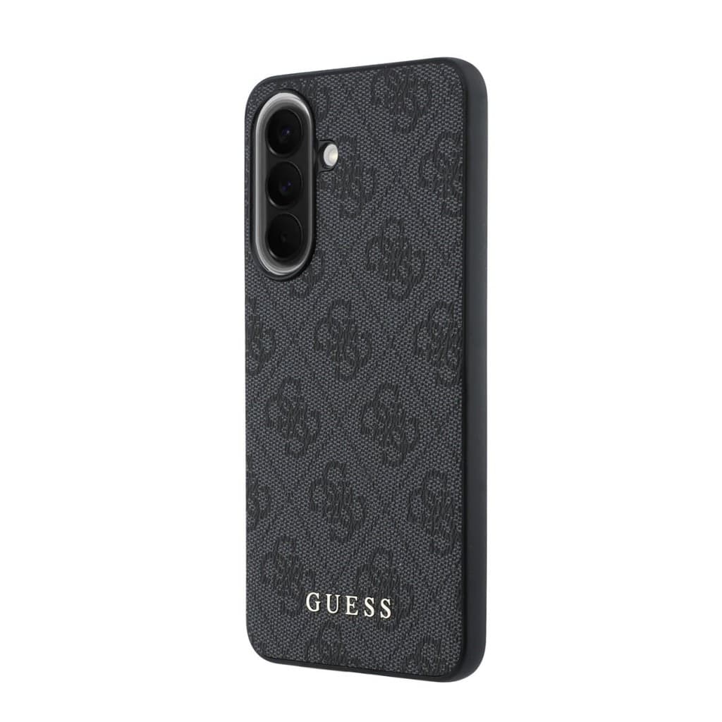 Kryt Guess PU 4G Metal Classic Logo pro Samsung Galaxy A57 šedý - náhled 2