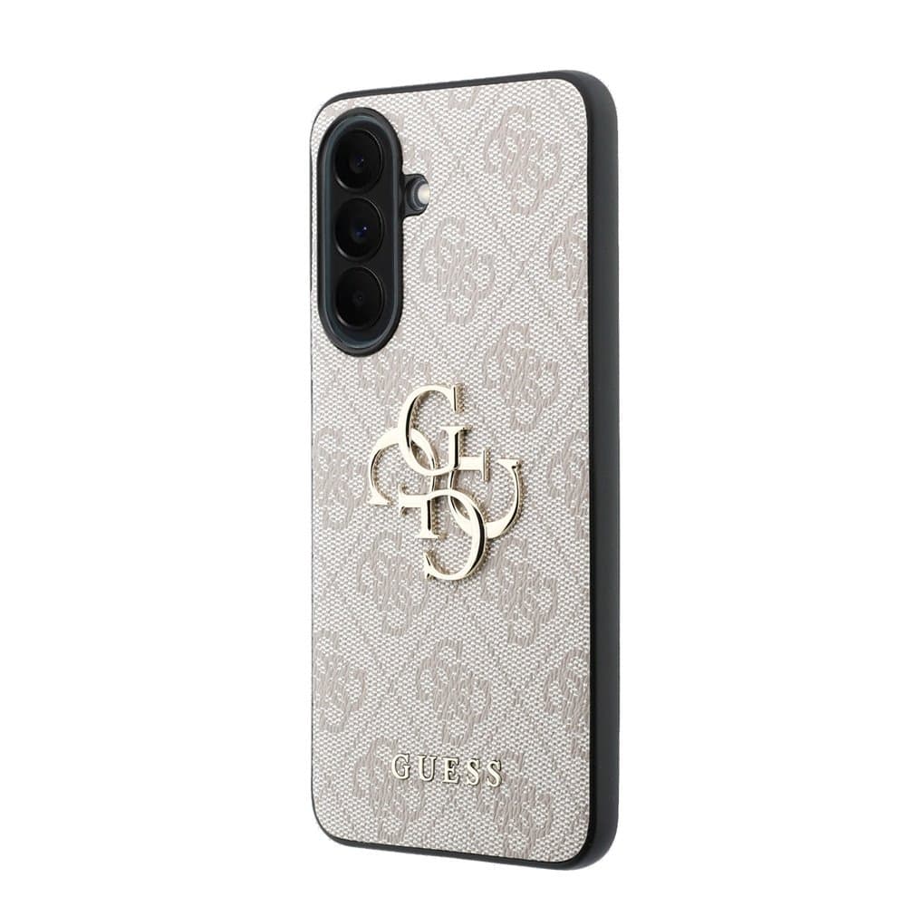 Kryt Guess PU 4G Metal Logo pro Samsung Galaxy A37 růžový - náhled 2