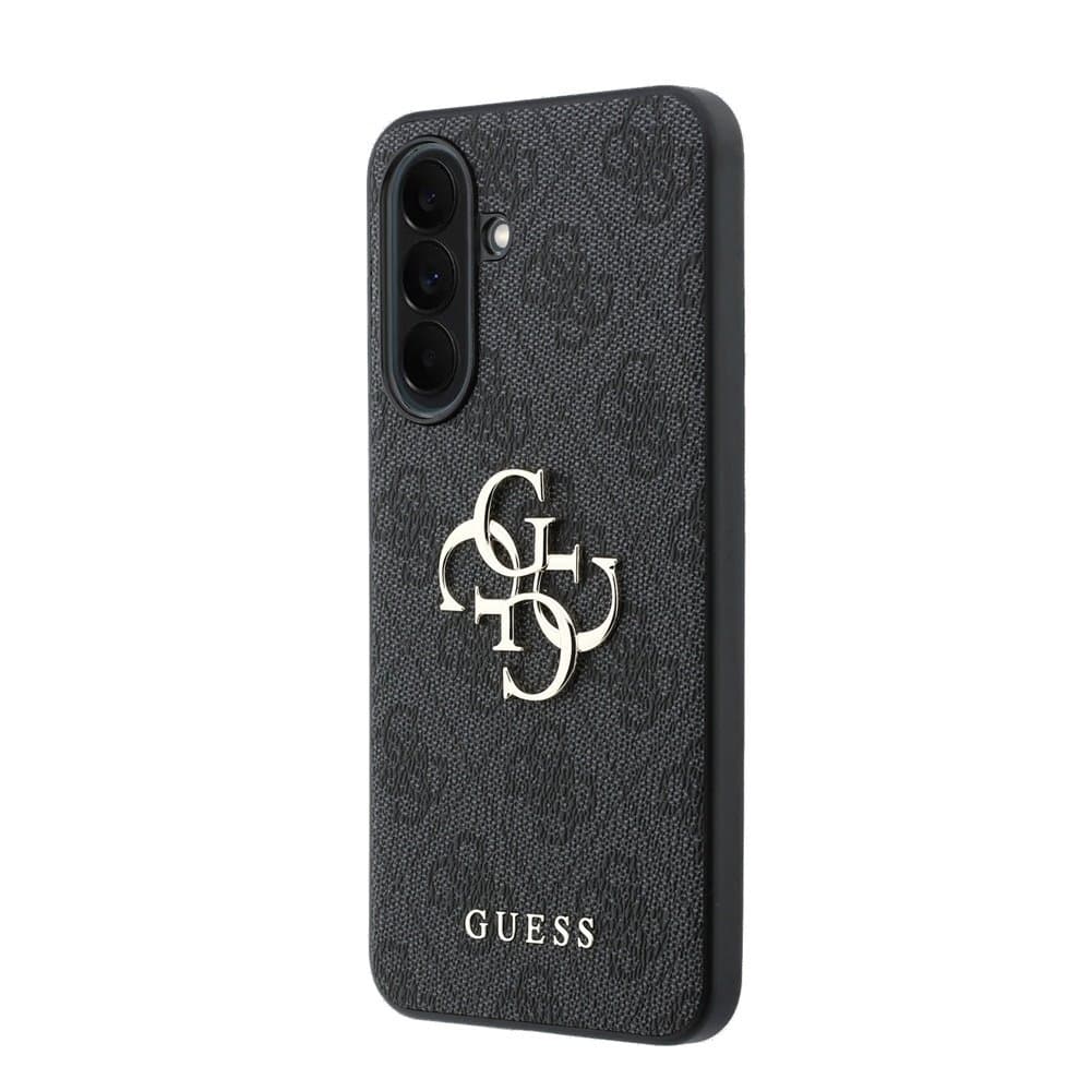 Kryt Guess PU 4G Metal Logo pro Samsung Galaxy A37 šedý - náhled 2