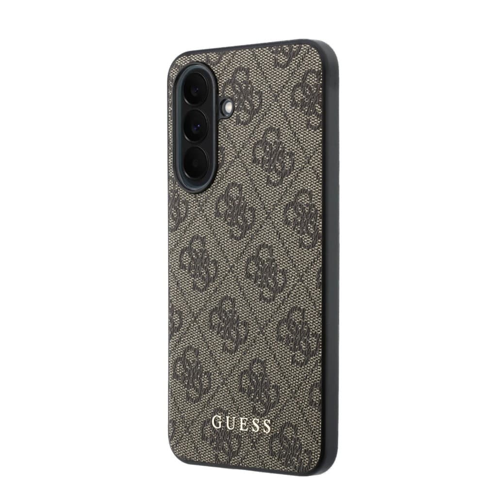 Kryt Guess PU 4G Metal Classic Logo pro Samsung Galaxy A37 hnědý - náhled 2