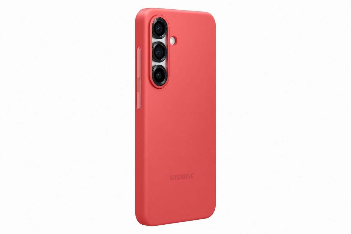 Silikonový kryt EF-PS931CRE Samsung pro Galaxy S25 červený - náhled 2