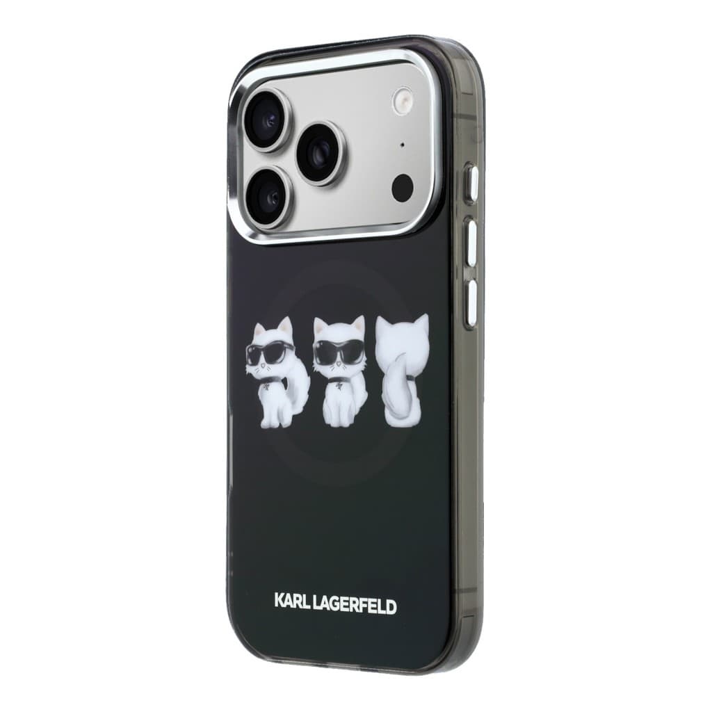 Zadní kryt Karl Lagerfeld IML Choupette Trio Watercolor MagSafe pro iPhone 17 Pro - náhled 2