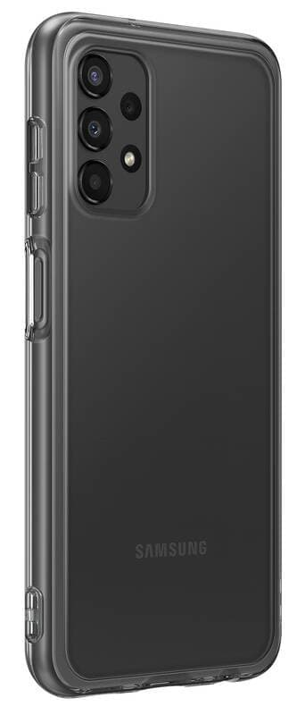 EF-QA135TBE Samsung Soft Clear Kryt pro Galaxy A13 Black - náhled 2
