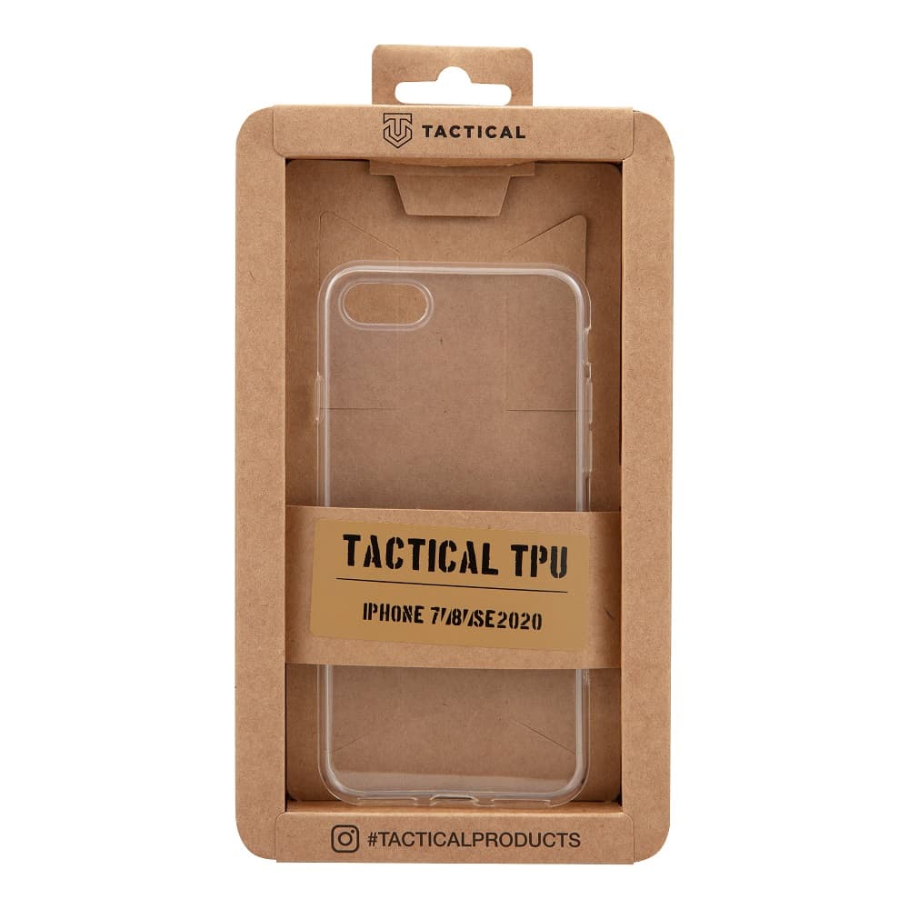 Tactical TPU Kryt pro Apple iPhone SE 2020 / SE 2022/ 7 / 8 Transparent - náhled 2