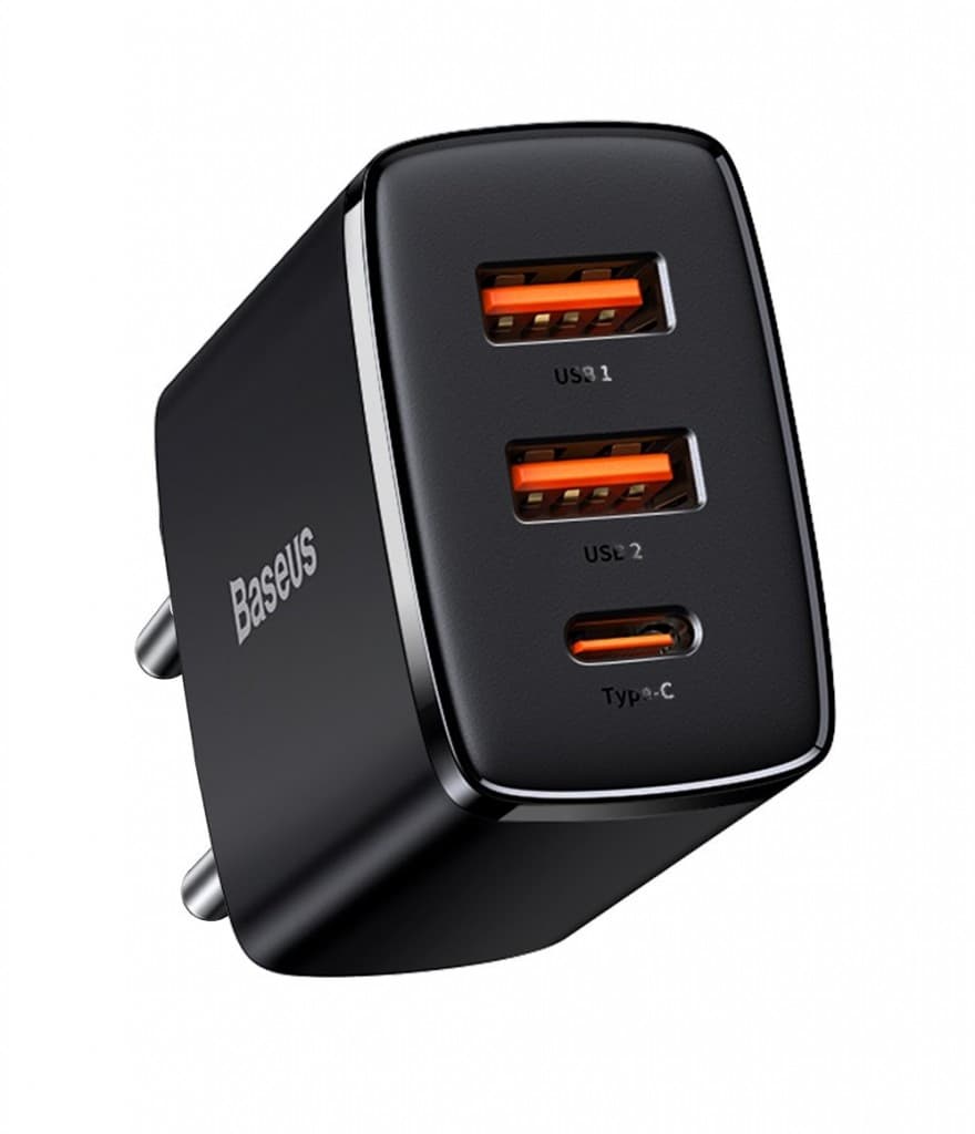 Baseus CCXJ-E01 Compact Quick Nabíječka USB-C 30W Black - náhled 2