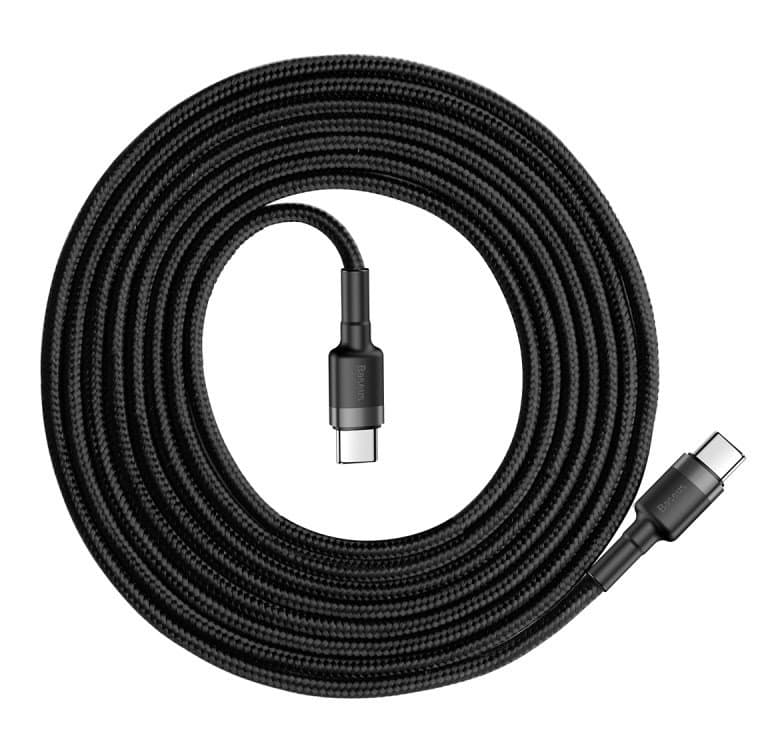 Baseus CATKLF-HG1 Cafule Kabel USB-C 60W 2m Gray/Black - náhled 2