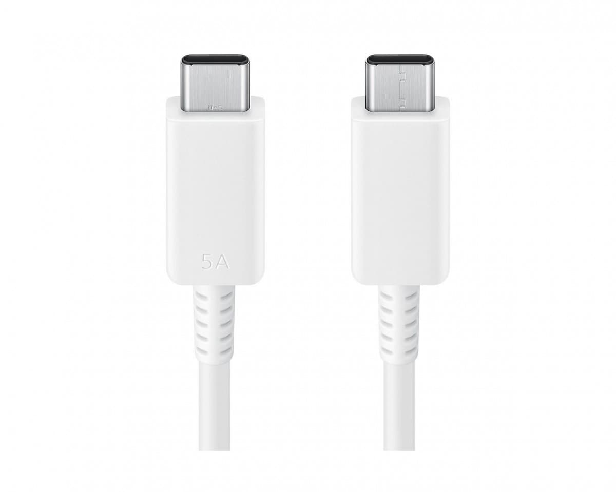EP-DX510JWE Samsung Type C/Type C Datový Kabel 5A 1.8m White - náhled 2