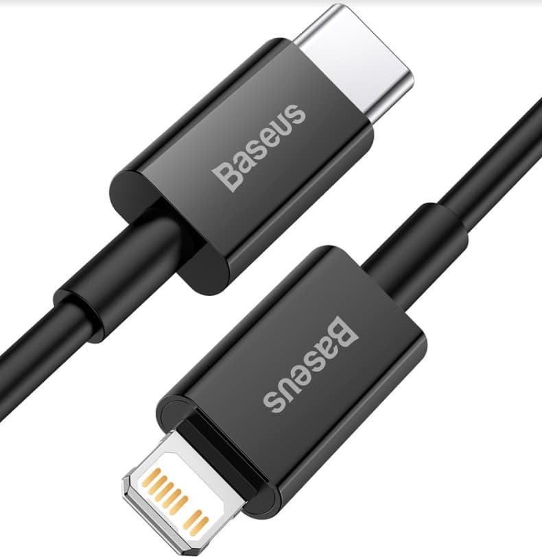 Baseus CATLYS-A01 Superior Fast Charging Datový Kabel USB-C to Lightning  20W 1m Black - náhled 2
