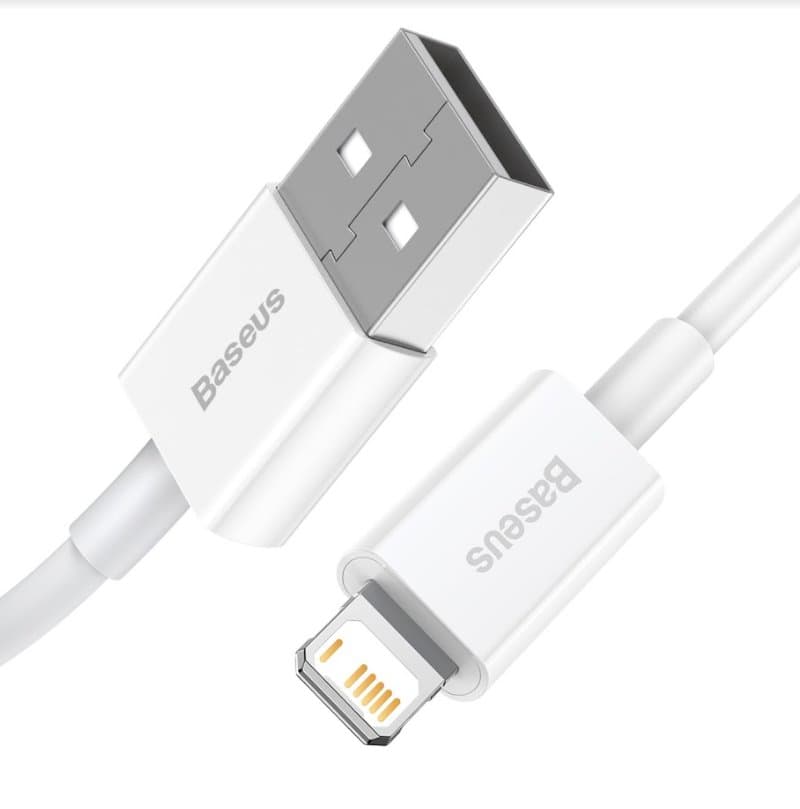 Baseus CALYS-C02 Superior Fast Charging Kabel Lightning 2.4A 2m White - náhled 2