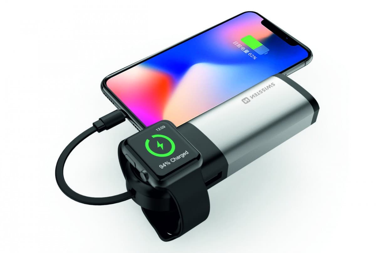 Swissten 2in1 apple watch mfi power bank 6700 mah - náhled 2