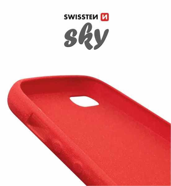 Pouzdro swissten sky samsung a750 galaxy a7 2018 červené - náhled 2