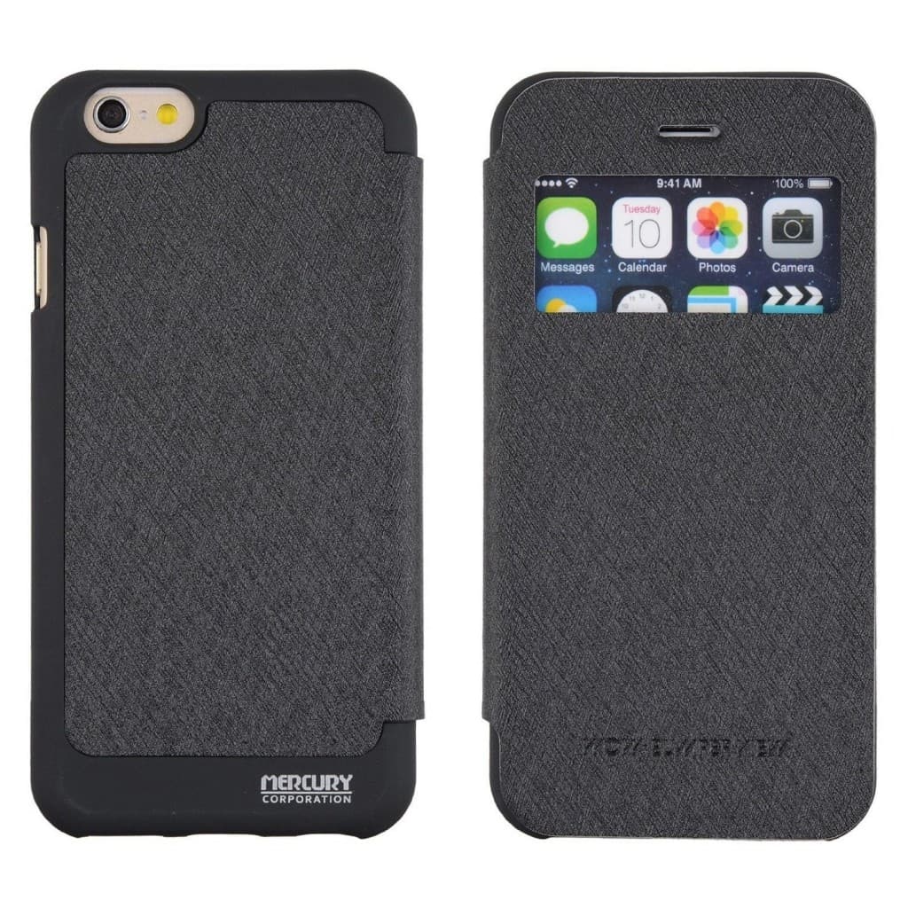 Pouzdro mercury wow bumper view iphone 6 černé - náhled 2