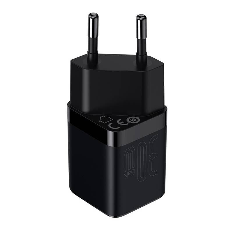 Adaptér Baseus CCGN010101 GaN3 s funkcí rychlonabíjení 30W černý - náhled 2