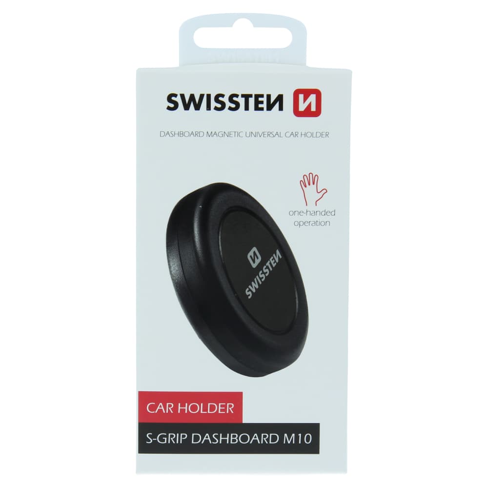 Magnetický držák do auta Swissten S-Grip na palubní desku M10 - náhled 2
