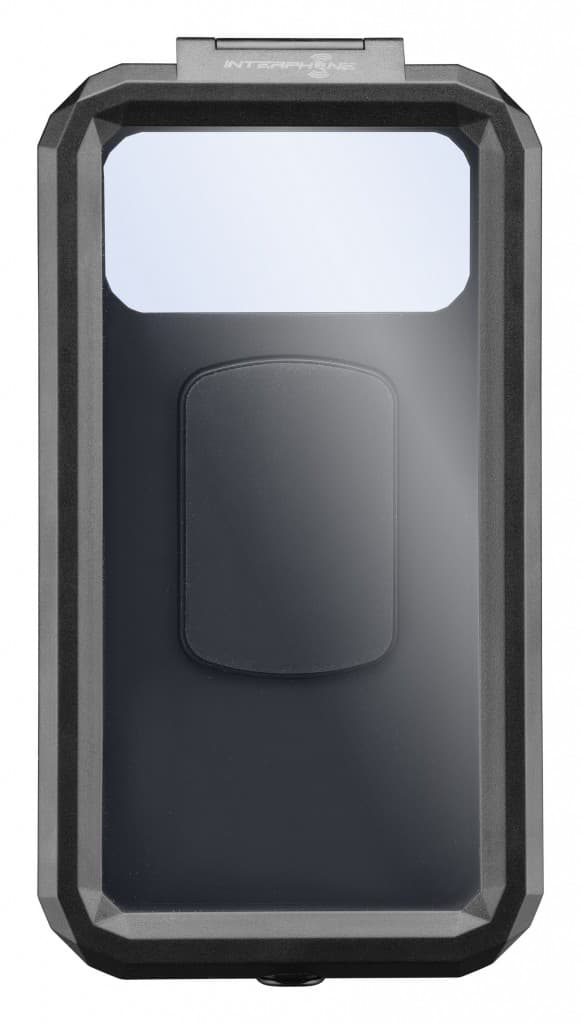 Univerzální voděodolné pouzdro na mobilní telefony Interphone Armor Pro, úchyt na řídítka, max. 6,5", černé - náhled 2